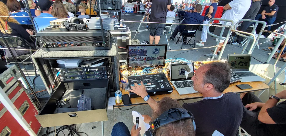 Live video switching and monitoring at LA Fleet Week